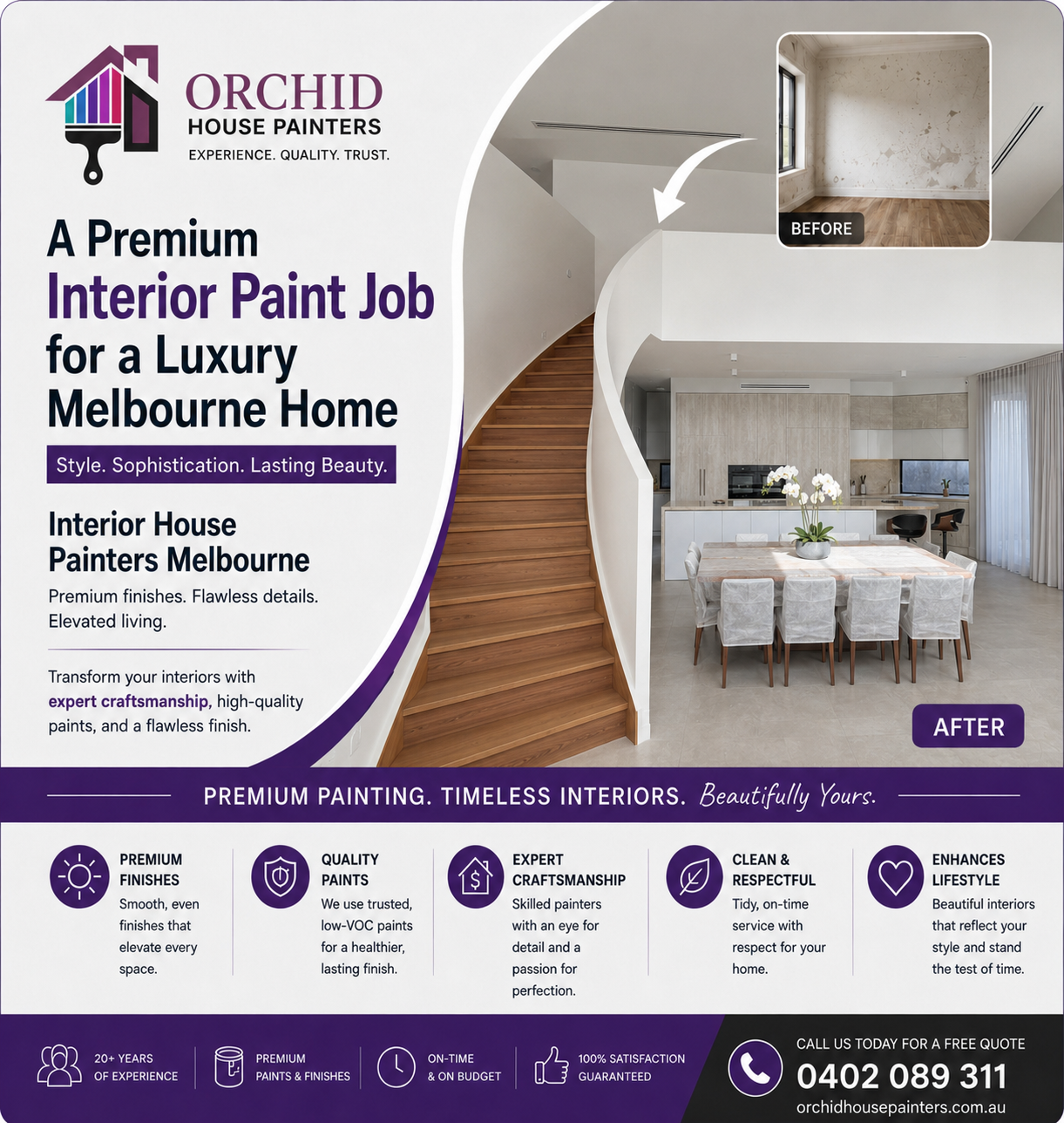 A Premium Interior Paint Job for a Luxury Melbourne Home